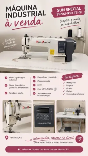 Máquina industrial Sun Special ss20U
