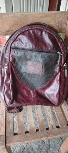 Mochila executiva couro
