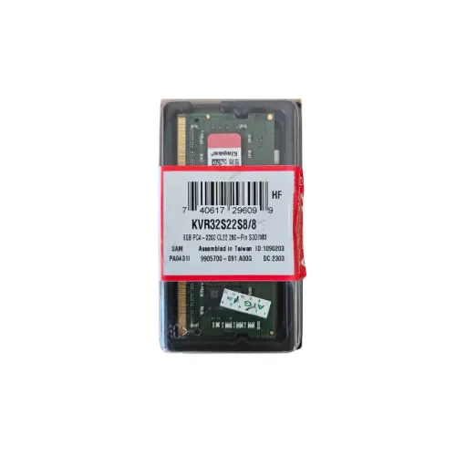 Memória Ram Kingston 8gb DDR4 Notebook Sodimm 3200 KVR32S22S8/8