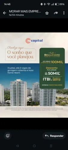 Cobertura Le Boulevard - 235 M²- ITBI E REGISTRO GRÁTIS ( Ult. Unidade )