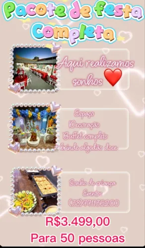 Festa infantil completa 