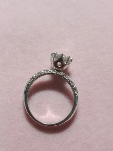 Anel moissanite tamanho 15