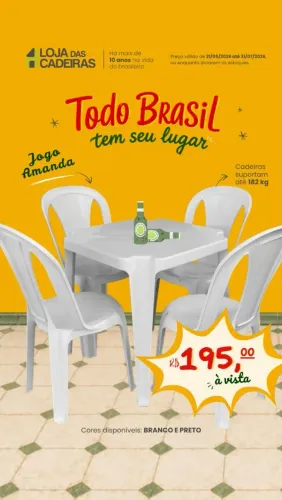Jogo de  Plástico 