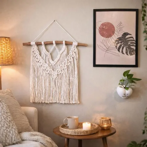 Oferta Relâmpago Painel de Macramé PROMOÇÃO 99,00