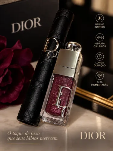 Gloss e Máscara para cílios Dior
