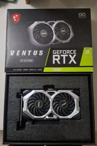 Placa de Vídeo RTX 2060 6GB MSI VENTUS GDDR6