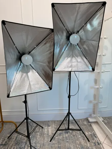 Kit com 2 Softbox de Iluminação para Foto e Vídeo
