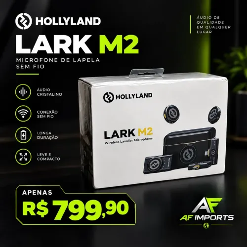 LARK M2 HOLLYLAND ( microfone sem fio )