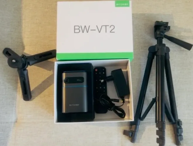 BlitzWolf Projetor Bw-vt2 Full Hd portátil c/ bateria