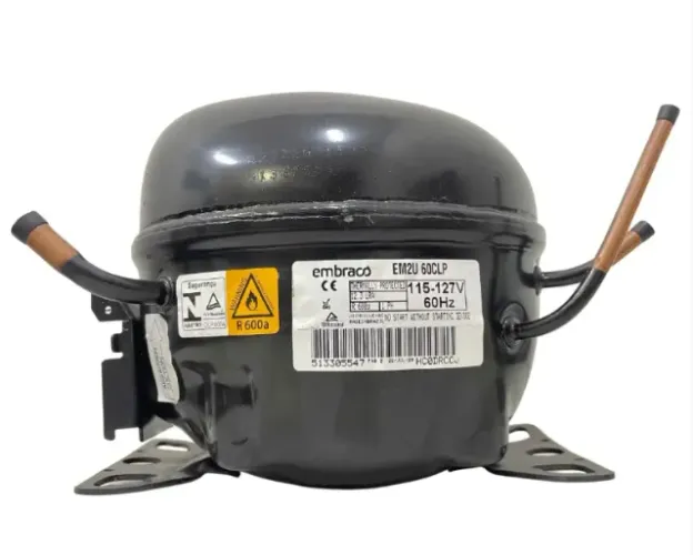 Motor Compressor 1/6 EM2U60CLP Embraco Gás R600 110v / De: 548,00 - Por: 300,00