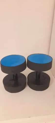 Par halteres 4kg emborrachados 