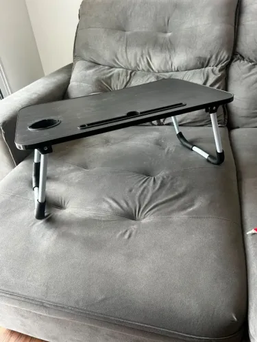 Mesa dobrável para notebook, uso na cama ou sofá