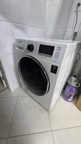 Lava e Seca Samsung 11kg Eco Bubble Inverter Tampa Inteira de Acrílico WD11J64E4AW/AZ