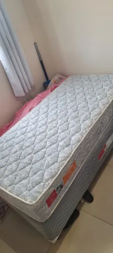 Colchão Orthocrin Espuma D33 25cm + Box - Quase Novo