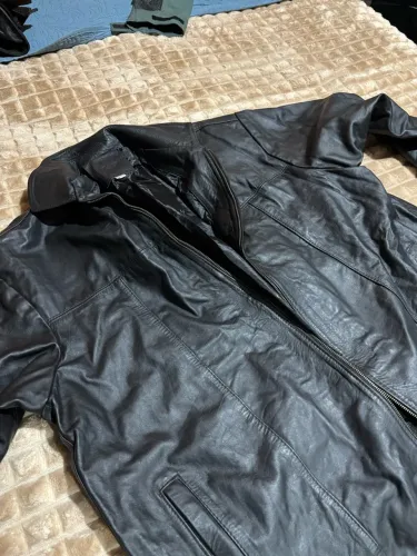 Jaqueta de Couro Legítimo Ellus Auto Original - Tamanho XXXL