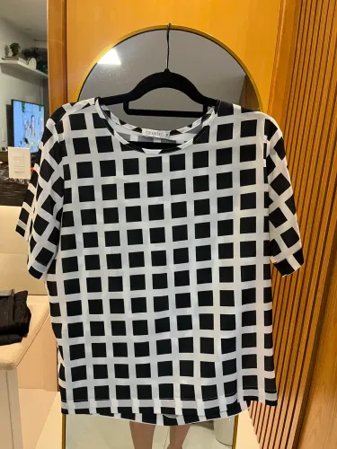 Blusa quadriculada