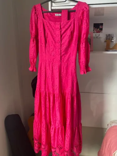Vestido Rosa Moda Evangélica