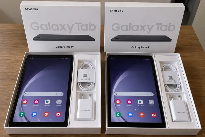 2 x tablet Samsung A9 - na caixa 12 x sem juros
