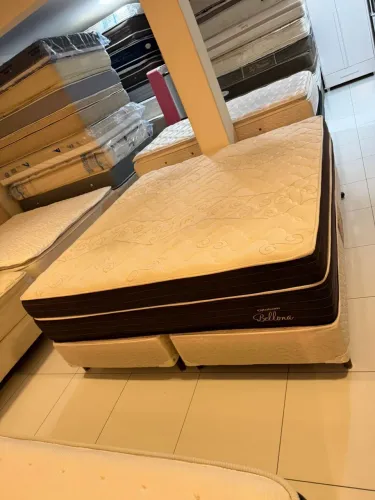 Colchão KING ORTOBOM + base Box - Entrego!