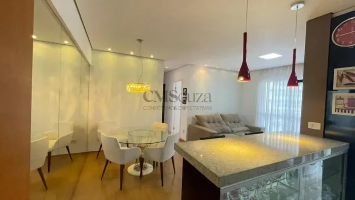 Apartamento mobiliado para alugar em Londrina, Gleba Palhano, com 3 quartos, com 81 m², Ev