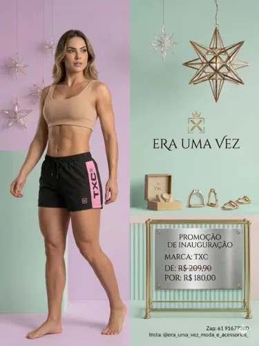 Short feminino txc
