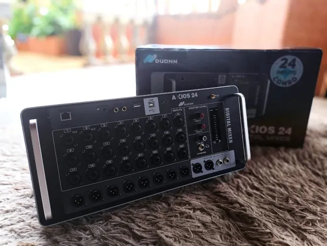 Mesa de Som Digital Duonn Axios 24 - 24 Canais