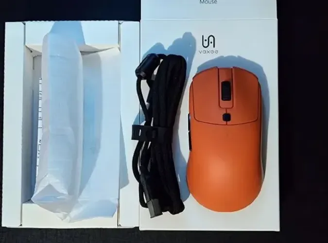 Mouse Vaxee XE O Wireless Laranja