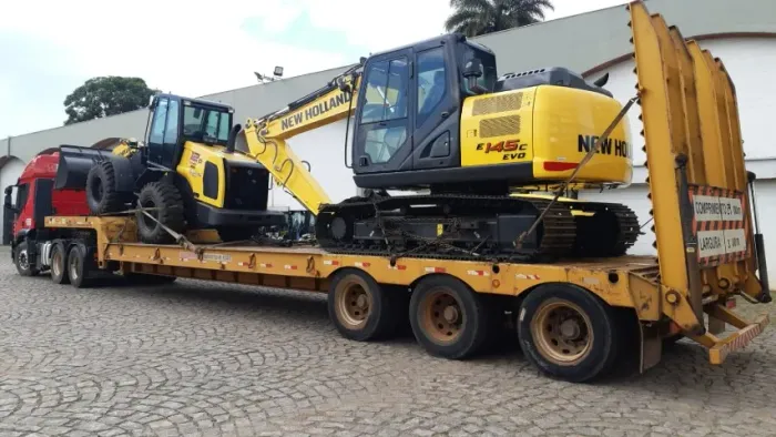 Carreta Prancha Reta 3 Eixos