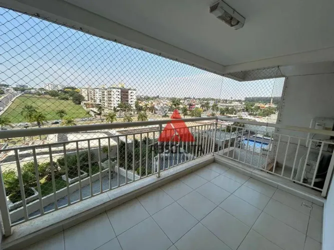 Apartamento com 3 dormitórios para alugar, 97 m² por R$ 4.724,25/mês - Vila Frezzarim - Am