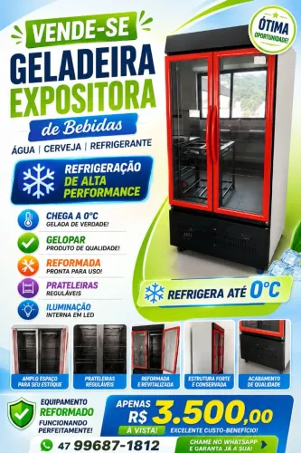 Geladeira expositora Gelopar