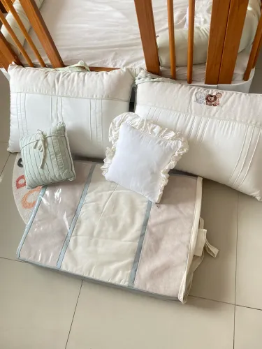 Enxoval Completo para Berço Americano - Delicado e Confortável! ?