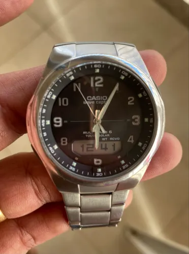 Relógio Casio Waveceptor Solar MD600