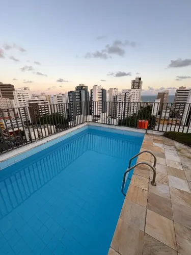 Cobertura a venda na Pituba com 4 quartos piscina e vista mar