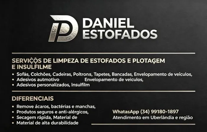 Daniel estofados e insulfilmes e plotagem 
