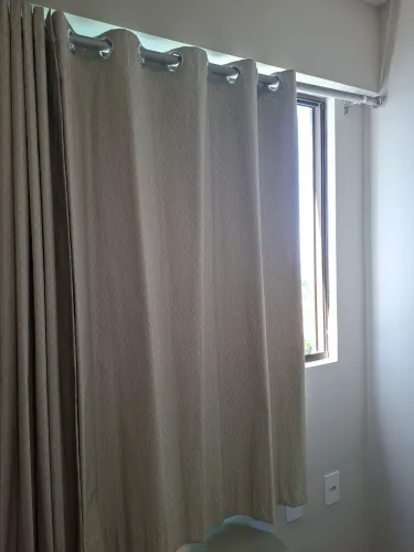 Cortina Black-out em tecido para quarto  