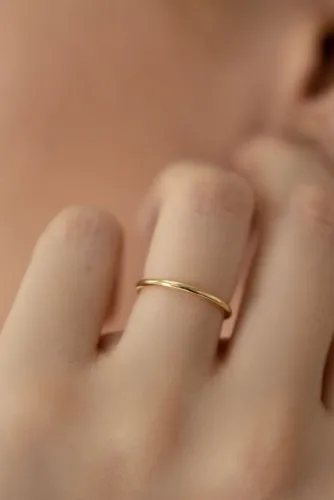 Aliança de ouro 18k