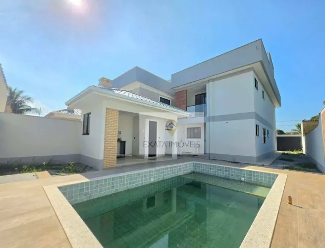 Casa duplex 3 quartos com piscina, Terra Firme - Rio das Ostras/RJ