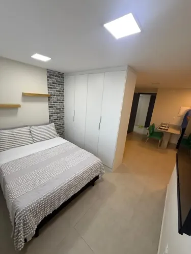 Studio/Flat todo projetado e mobiliado no melhor do catole