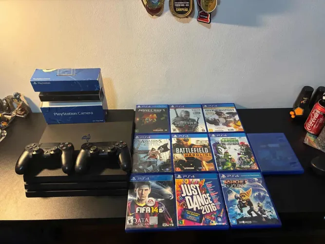 PS4 Pro completo, troco por PS5