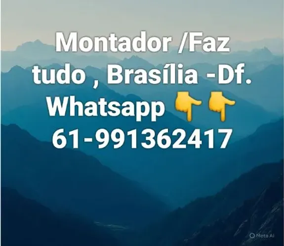 Montador de móveis/Faz tudo.