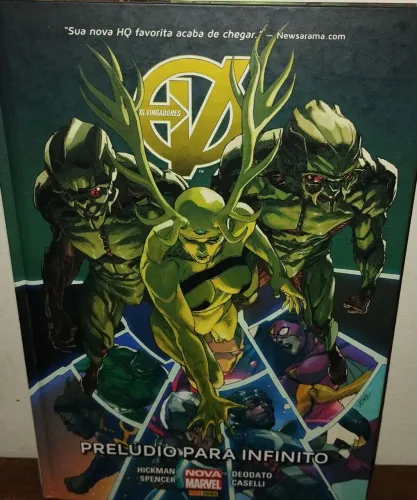 Vingadores Prelúdio para Infinito HQ Panini Marvel Capa Dura - Novo! R$55 Goiânia