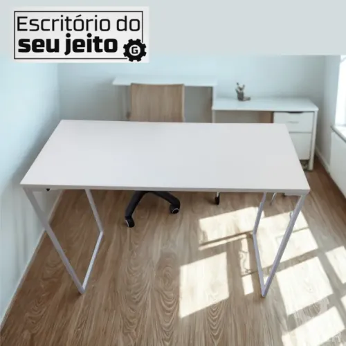 Mesa de Escritório NOVA Industrial Multiuso para Notebook Computador Estudo Escrivaninha
