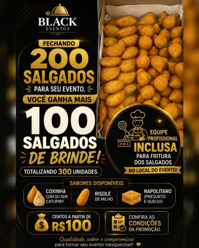 Kit Eventos Salgados 