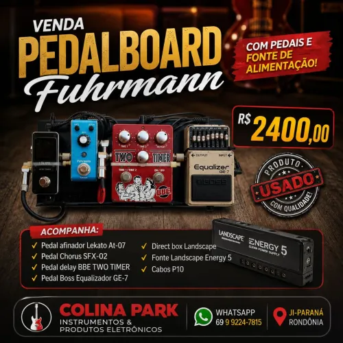 Pedalboard Fuhrmann Completo.