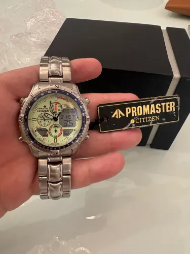 Citizen Promaster C320 NAVISURF Natulite bracelete SEM USO RARIDADE EXTREMA 