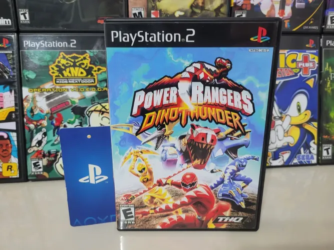 Power Rangers Dino Thunder PS2 - CD Original Mídia Física (Encarte reprô)
