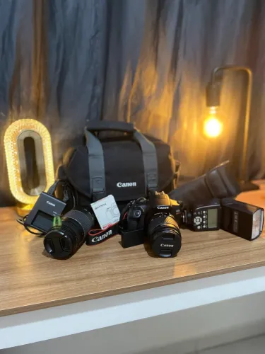 Canon EOS Rebel T6 + Flash Yongnuo + Kit Completo | Excelente Estado