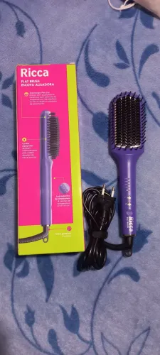 Escova Alisadora Ricca Flat Brush