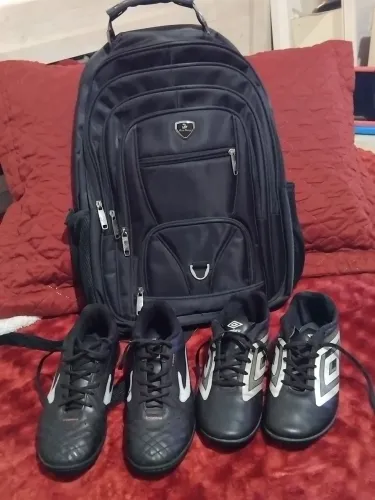 Vendao chuteira e mochila 