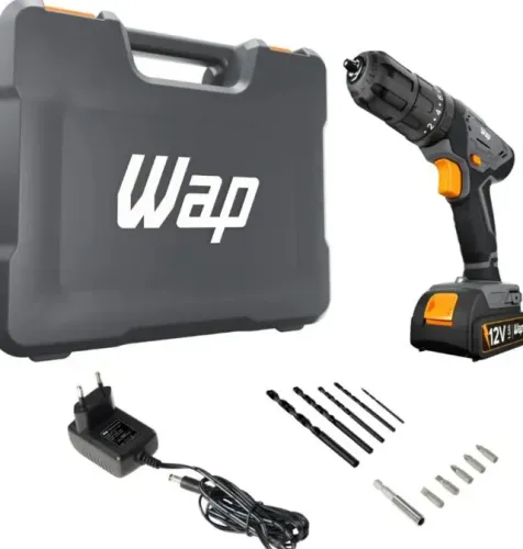 Parafusadeira e Furadeira de Impacto Wap 12V - Bivolt